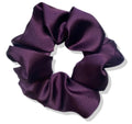 Plum Satin Scrunchie